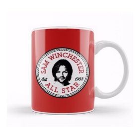 Humuts Sam Winchester Supernatural All Star Converse Logo Kupa Bardak