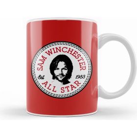 Humuts Sam Winchester Supernatural All Star Converse Logo Kupa Bardak
