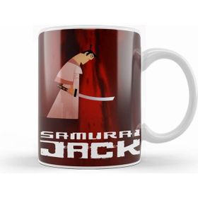 Humuts Samurai Jack 010 Porselen Beyaz Kupa Bardak