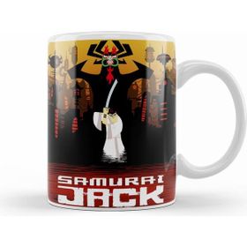 Humuts Samurai Jack 02 Porselen Beyaz Kupa Bardak