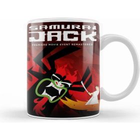 Humuts Samurai Jack 03 Porselen Beyaz Kupa Bardak