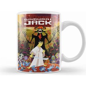 Humuts Samurai Jack 04 Porselen Beyaz Kupa Bardak