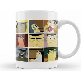 Humuts Samurai Jack 05 Porselen Beyaz Kupa Bardak