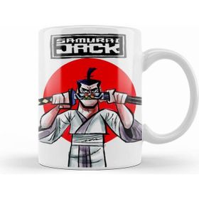 Humuts Samurai Jack 06 Porselen Beyaz Kupa Bardak