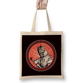 Humuts Samurai Japanese Art Ninja Japan Warrior Shinobi Martial Art Bez Uzun Saplı Açık Bej Rengi Çanta