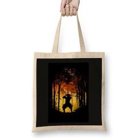 Humuts Samurai Ronin Forest Sun Raise Vector Yellow Bez Uzun Saplı Açık Bej Rengi Çanta