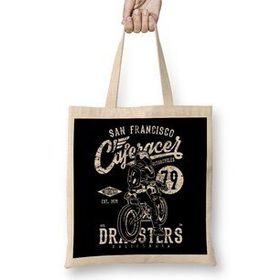 Humuts San Francisco Cafe Racer Motorcycle Dragsters Bez Uzun Saplı Açık Bej Rengi Çanta
