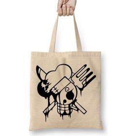 Humuts Sanji One Piece Bez Uzun Saplı Açık Bej Rengi Çanta