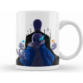 Humuts Sans & Gaster Undertale Porselen Beyaz Kupa Bardak