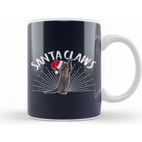 Humuts Santa Claws Christmas Cat Kupa