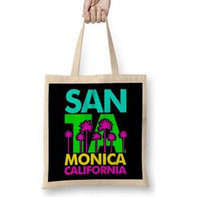 Humuts Santa Monica Bright Palm Trees Bez Uzun Saplı Açık Bej Rengi Çanta