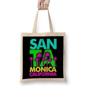 Humuts Santa Monica Bright Palm Trees Bez Uzun Saplı Açık Bej Rengi Çanta