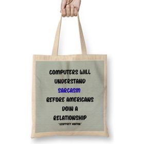 Humuts Sarcasm Funny Sayings Quote Lover Gift For Women And Men - Vintage Retro Rainbow Style Bez Kadın Günlük Çanta