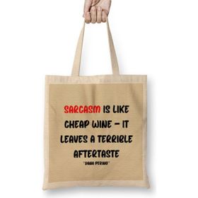 Humuts Sarcasm Funny Sayings Quotevfover Gift For Women And Men - Vintage Retro Rainbow Style Bez Kadın Günlük Çanta
