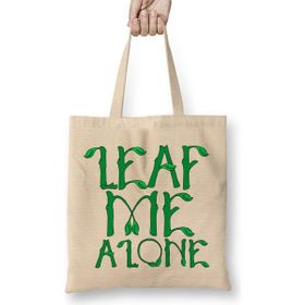 Humuts Sarcastic Leaf Me Alone Leave Me Alone Introvert Bez Kadın Günlük Çanta