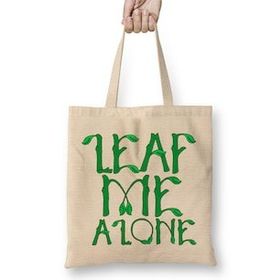 Humuts Sarcastic Leaf Me Alone Leave Me Alone Introvert Bez Kadın Günlük Çanta