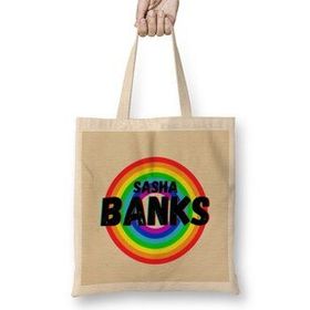 Humuts Sasha Banks- Vintage Retro Rainbow Style Warriors Design Wrestlers-Gift Bez Kadın Günlük Çanta