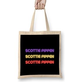 Humuts Scottie Pippen - Basketball Gifts Vintage Retro Rainbow Quotes For Boys And Dad Bez Kadın Günlük Çanta