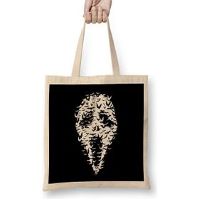 Humuts Scream Ghost Face Bats Bez Kadın Günlük Çanta