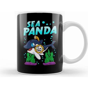 Humuts Sea Panda Cute Adorable Baby Orca Whale Pun Kupa