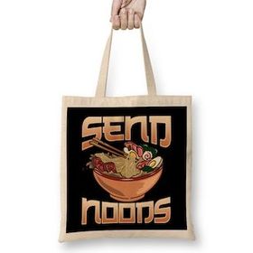 Humuts Send Noods Anime Gaming Pho Ramen Noodle Pun Bez Kadın Günlük Çanta