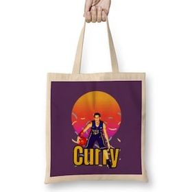 Humuts Seth Curry Vintage Art Legend Basketball Gift Bez Uzun Saplı Açık Bej Rengi Çanta