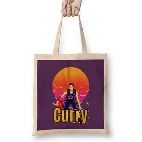Humuts Seth Curry Vintage Art Legend Basketball Gift Bez Uzun Saplı Açık Bej Rengi Çanta