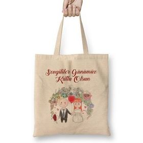Humuts Sevgililer Günü Sevgiliye Hediye 011 Bez Çanta