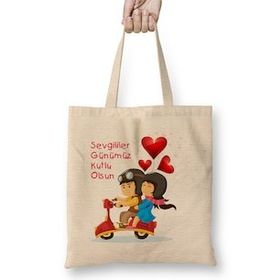 Humuts Sevgililer Günü Sevgiliye Hediye 018 Bez Çanta