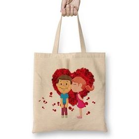 Humuts Sevgililer Günü Sevgiliye Hediye 0232 Bez Çanta