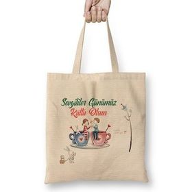 Humuts Sevgililer Günü Sevgiliye Hediye 0266 Bez Çanta