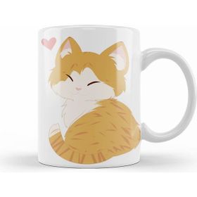 Humuts Sevimli Kedi Cute Ginger Cat Orange Cat Kupa