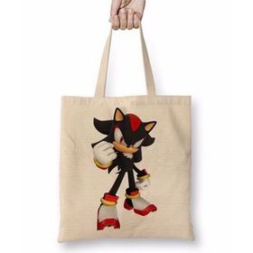 Humuts Shadow The Hedgehog Sonic Bez Uzun Saplı Açık Bej Rengi Çanta