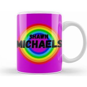 Humuts Shawn Michaels Vintage Retro Rainbow Style Warriors Design Wrestlers Gift Kupa