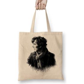 Humuts Sherlock Holmes Sherlocked Drawing Bez Uzun Saplı Açık Bej Rengi Çanta