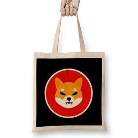 Humuts Shiba Inu Coin To The Moon Bez Uzun Saplı Açık Bej Rengi Çanta