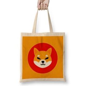 Humuts Shiba Inu Coin To The Moon Bez Uzun Saplı Açık Bej Rengi Çanta