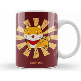 Humuts Shiba Inu Retro Japanese Dog Kupa