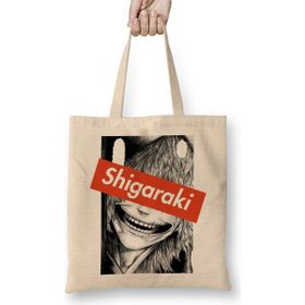 Humuts Shıgarakıxsupreme My Hero Academia Bez Uzun Saplı Açık Bej Rengi Çanta