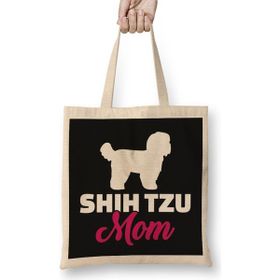 Humuts Shih Tzu Mom Bez Uzun Saplı Açık Bej Rengi Çanta
