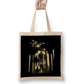 Humuts Shingeki Beast Shingeki No Kyojin Bez Uzun Saplı Açık Bej Rengi Çanta