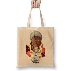 Humuts Shingeki No Kyojin Attack On Titan Reiner Braun Armored Titan Bez Uzun Saplı Açık Bej Rengi Çanta