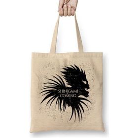Humuts Shinigami Is Coming Bez Uzun Saplı Açık Bej Rengi Çanta