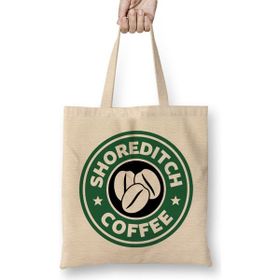 Humuts Shoreditch Coffee Starbucks Bez Uzun Saplı Açık Bej Rengi Çanta