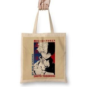 Humuts Shoto Todoroki My Hero Academia 03 Bez Uzun Saplı Açık Bej Rengi Çanta