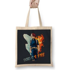Humuts Shoto Todoroki My Hero Academia 06 Bez Uzun Saplı Açık Bej Rengi Çanta