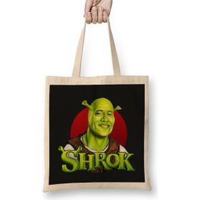 Humuts Shrek Retold Bez Uzun Saplı Açık Bej Rengi Çanta