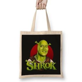 Humuts Shrek Retold Bez Uzun Saplı Açık Bej Rengi Çanta