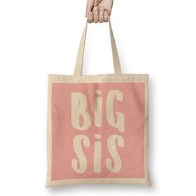 Humuts Sister Big Sis Slogan Bez Kadın Günlük Çanta