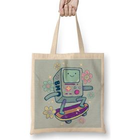 Humuts Skateboard Bmo Adventure Time Bez Kadın Günlük Çanta